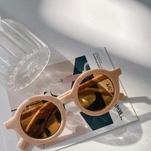 NWT Trendy Kids Round Matte Sunglasses